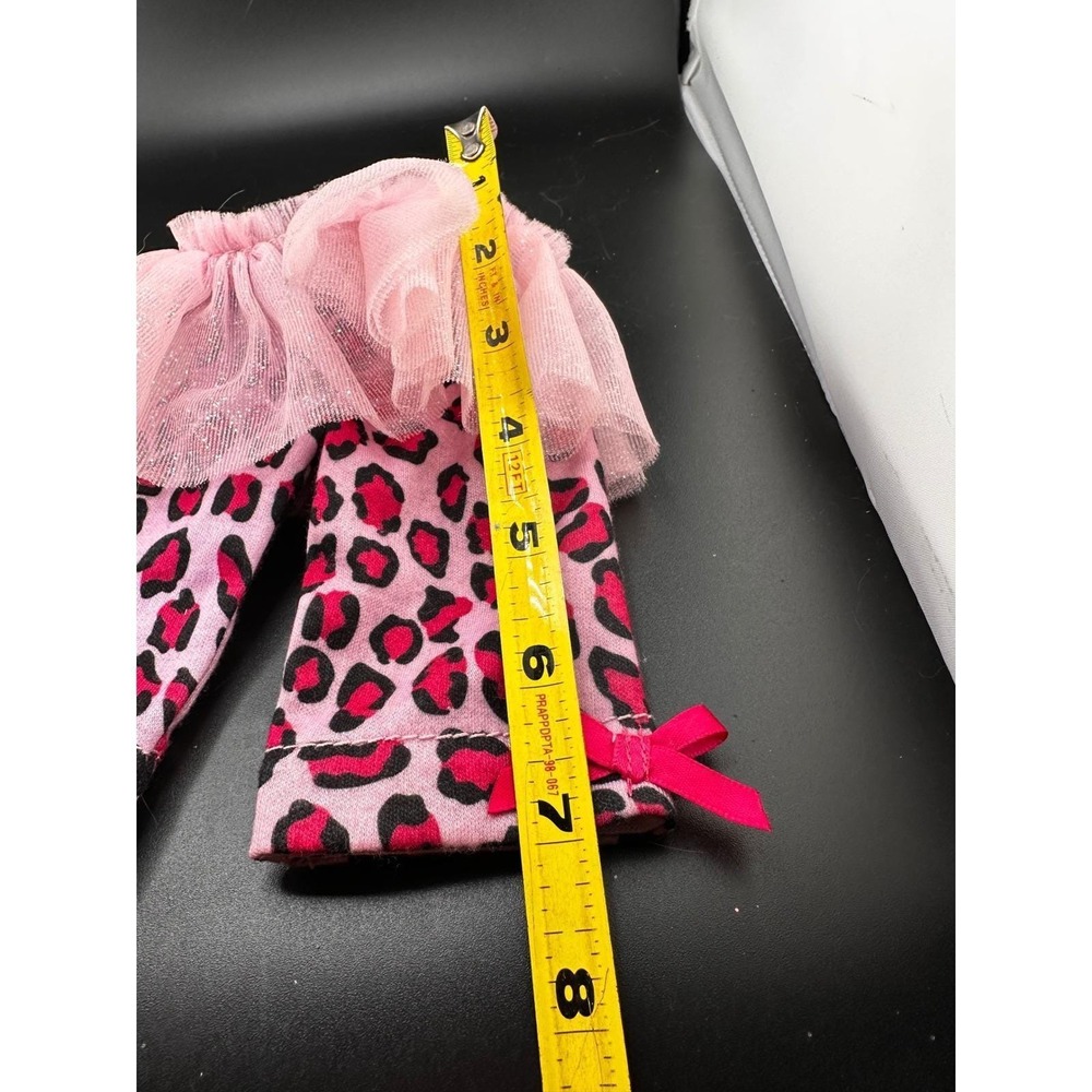 Cabbage Patch Kids Doll Clothes Pink Leopard Sparkly Ballerina‎ Leggings Cheetah - Picture 9 of 11